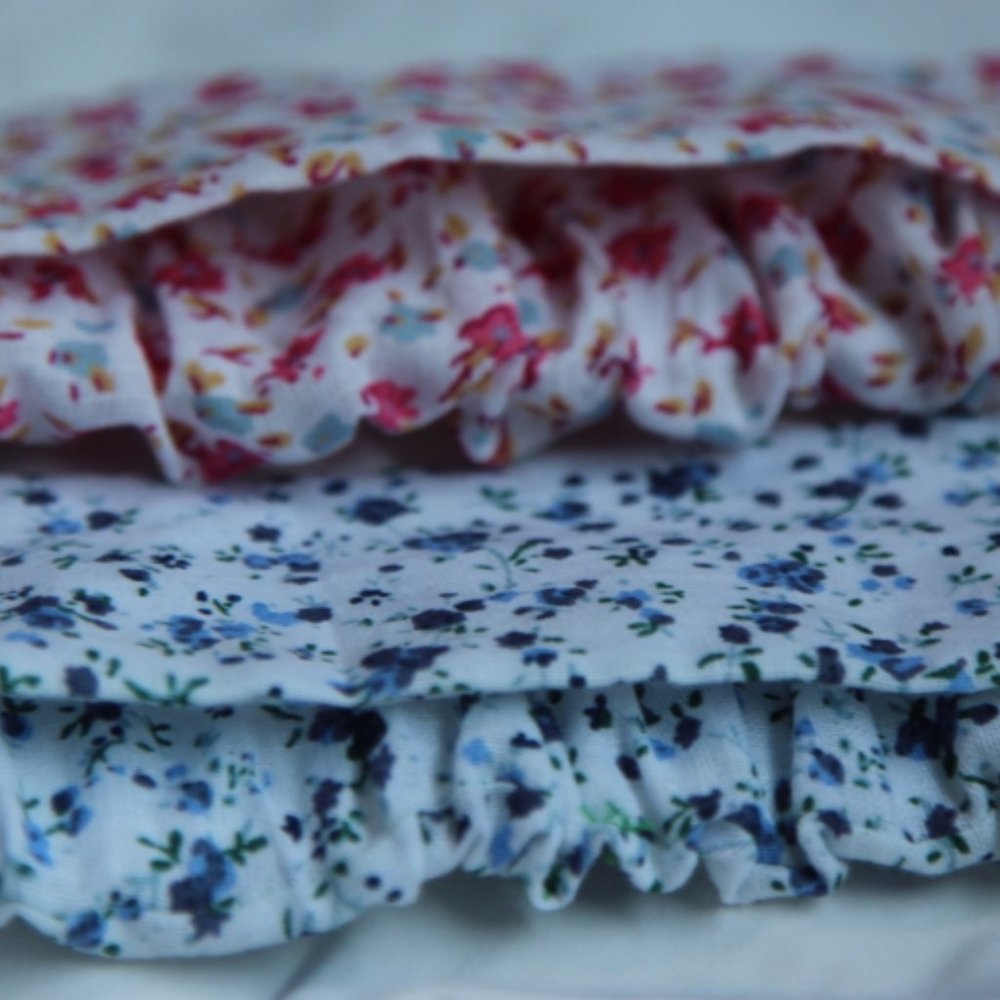 2 Floral Stretchy Headbands